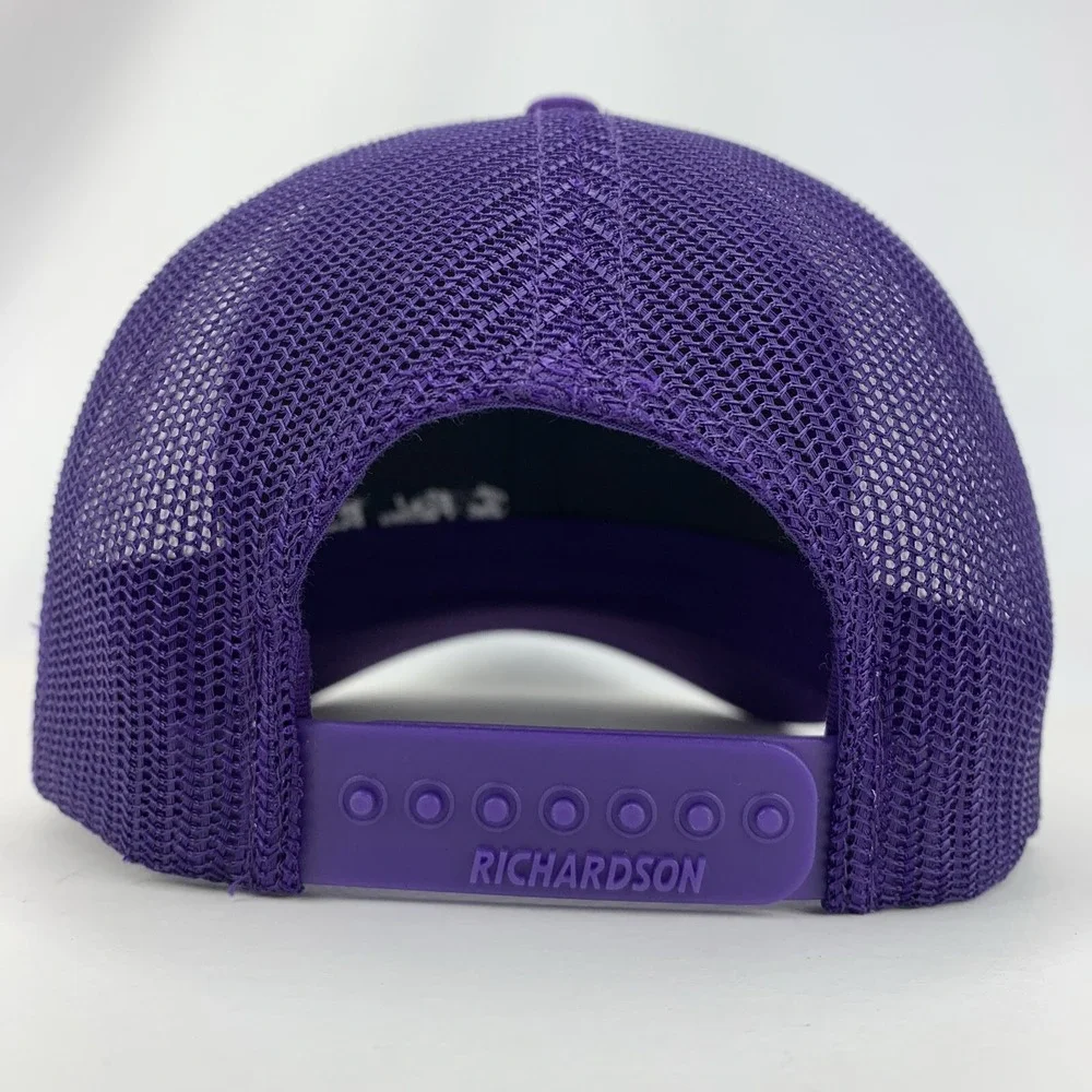 The Paisley Project Hat Purple Mesh Adjustable Snapback Richardson Trucker Cap